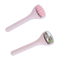 Dual-Ended Stainless Steel Eye Cream Applicator & Silicone Facial Massager Set