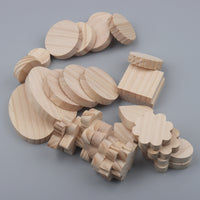 Lightweight Clay Blind Box Wooden Bases for DIY Crafts