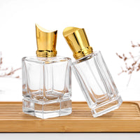 Refillable Clear Glass Perfume Atomizer Bottle for Travel and Skincare