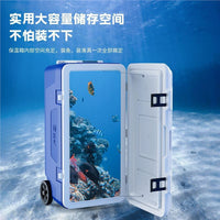 SenTai 100L Large Capacity Insulated Cooler Box for Fishing, Food Grade Cold Chain, Ice Bucket
