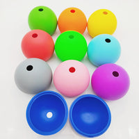 Silicone Sphere Ice Ball Mold for Whiskey and Cocktails, Large Round Ice Cube Maker