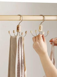 Foldable Multi-Claw Hanger for Bras, Tank Tops, Belts, and Accessories