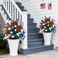 Artificial Morning Glory Hanging Vine for Garden & Home Decor