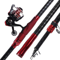 Carbon Fiber Telescopic Fishing Rod for Rock Fishing and Long Casting