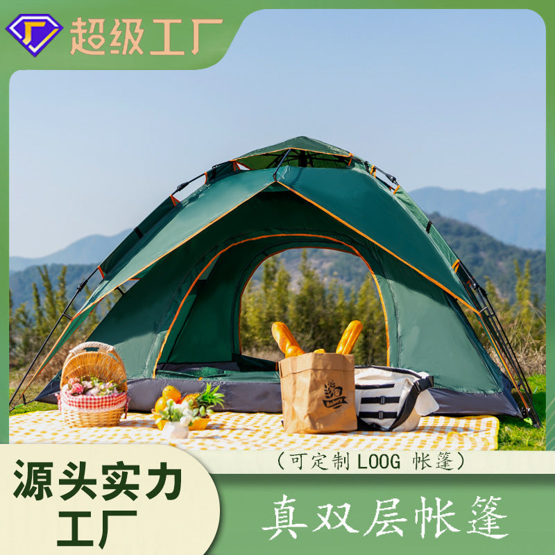 Automatic Pop-Up Camping Tent for Outdoor Travel and Hiking