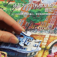 500-Piece Thick Cardboard Jigsaw Puzzle for Adults, Square Educational Decompression Toy, Hot Selling Oil Painting Scenery