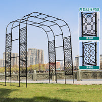 Diamond Lattice Arch Trellis for Climbing Plants, Roses, and Vines - Garden Arbor for Outdoor Patio