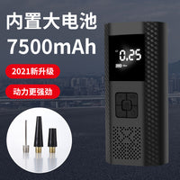 Portable Car Tire Inflator with LED Emergency Light, Smart Air Pump for Car and Bicycle Tires