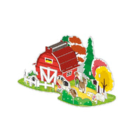 3D Puzzle DIY Paper Model Building Kit for Kids - Educational Craft Toy Gift