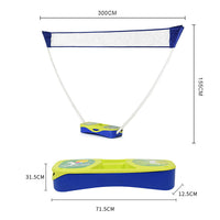 Portable Folding Badminton Net Set with Stand for Outdoor Sports