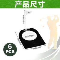 Golf Putting Cup with Flag, Detachable Indoor Putting Trainer Aid, Golf Accessories