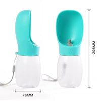 Portable Pet Water Bottle for Dogs and Cats - Outdoor Travel Drink Dispenser