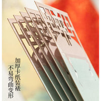 Chinese Style Hollowed Xuan Paper Bookmarks with Tassels for DIY Calligraphy and Writing
