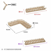 Miniature Landscape Bridge Ornaments for Bonsai and Micro-Landscape Decor