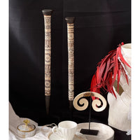 Wabi-Sabi Style Perpetual Calendar and Elephant Decor Set for Desk and Home