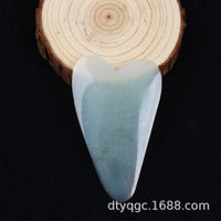 Jade Gua Sha Scraping Board for Facial Massage and Blackhead Removal