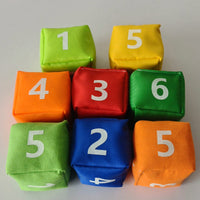 Kids Digital Bean Bags for Kindergarten and Primary School Throwing Games, Cognitive Learning Props, Parent-Child Sports Activity