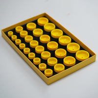 QianTian Watch Back Case Press Tool Kit with 29 Plastic Dies for Scratch-Free Watch Repair