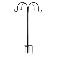 Shepherd Hook Rain Chain Hanger for Outdoor Garden Decor