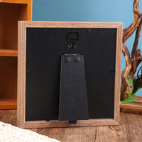 New Chinese Style Wooden Mini Square Photo Frame for Landscape Painting Display