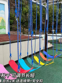 Indoor Outdoor Sensory Training Climbing Frame Accessories for Kids 3+ - Portable Plastic Ladder & Swing Attachments