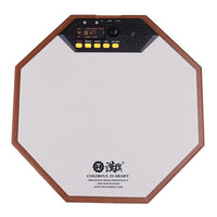 Hanqi 12-inch Silicone Drum Practice Pad for Beginners, Drum Set Training Pad, Snare Drum Stand Series