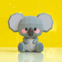 Cute Koala Bear 3D Paper Model Ornament DIY Craft Kit