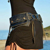 Medieval Steampunk Retro Waist Bag Phone Pouch for Halloween Cosplay Viking Costume Accessory