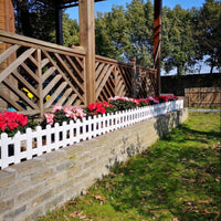 Garden Wood Fence Panel for Outdoor Yard and Landscape Edging