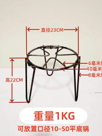 Portable Folding Tripod Grill Stand for Outdoor Camping and Picnics