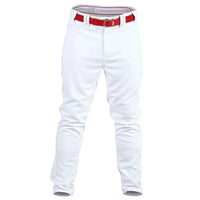 Youth Baseball Softball Pants Straight Leg Full Length White Gray