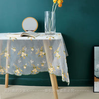 Lace Tulle Dust Cover for TV or Table, Luxury Style