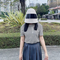 UV Protection Sun Visor with Face Shield for Cycling and Outdoor Activities