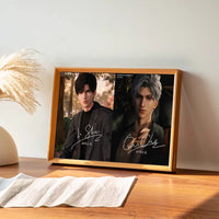 Double-Sided Transparent Picture Frame for Posters and CDs, Thickened Display Frame
