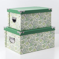 Large Foldable Cardboard Storage Box with Lid for Clothes Books Snacks