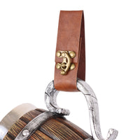 Medieval Knight Belt Mug Holder Viking LARP Festival Costume Accessory