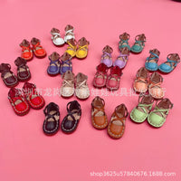 OB11 OB24 Doll Shoes Miniature PU Leather Shoes for BJD Dolls