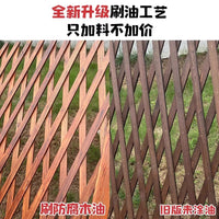 Expandable Wooden Fence Pet Gate Garden Barrier