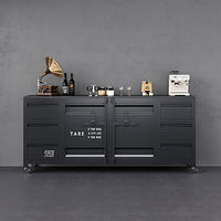 Industrial Container Bar Sideboard Cabinet for Restaurant Hotel Pantry Tea Cabinet Hall Storage Cabinet