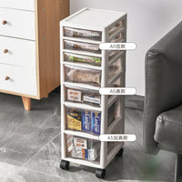 Slim Gap Storage Cabinet with Drawers for Bathroom Kitchen, Thickened Household Organizer Shelf