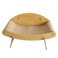 Crab-Shaped Cat Scratcher Sofa with Sisal or Corrugated Cardboard Pad