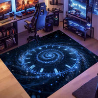 Gaming Room Crystal Velvet Floor Mat for Living Room Bedroom Gaming Chair