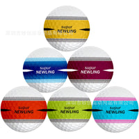 Seamless 360-Degree Alignment Golf Balls, Three-Layer High-Density Competition Putter Balls