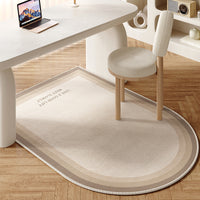 Luxury Flannel Office Chair Mat for Hardwood Floors, Easy-Clean Desk Chair Protector for Study, Gaming, and Vanity