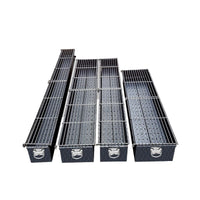 Commercial BBQ Grill Charcoal Stove for Outdoor Night Market Stalls, Thickened Large Household Grill