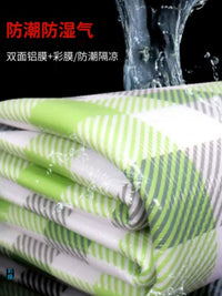 Hexagonal Aluminum Foil Picnic Mat for Outdoor Camping and Moisture Protection