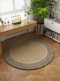 Round Chair Mat for Hard Floors, Non-Slip Floor Protector for Office, Gaming, and Study Chairs