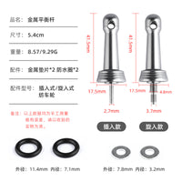 Fishing Reel Balance Bar Stabilizer for Spinning Reels, Aluminum Alloy
