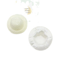 5cm Woven Straw Hat Accessories for DIY Dolls, Toys, and Clog Decorations - Wholesale
