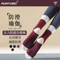 Non-Slip Silicone Grip Yoga Pilates Socks for Women